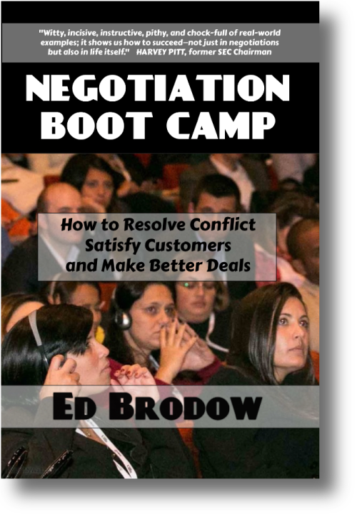Negotiation Boot Camp book by Ed Brodow